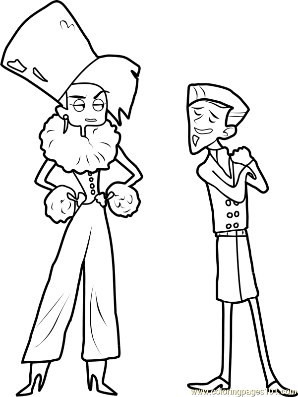 Zach and Donita Coloring Pages