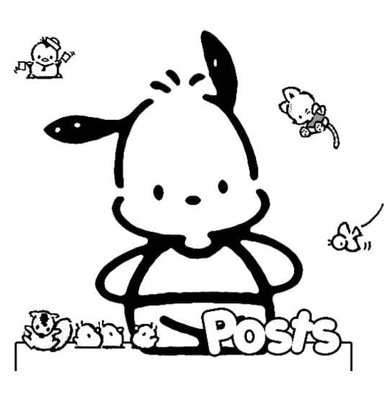 Adorable Pochacco from Pochacco