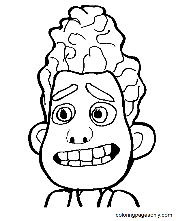 Alberto - Best Friend Luca Coloring Pages