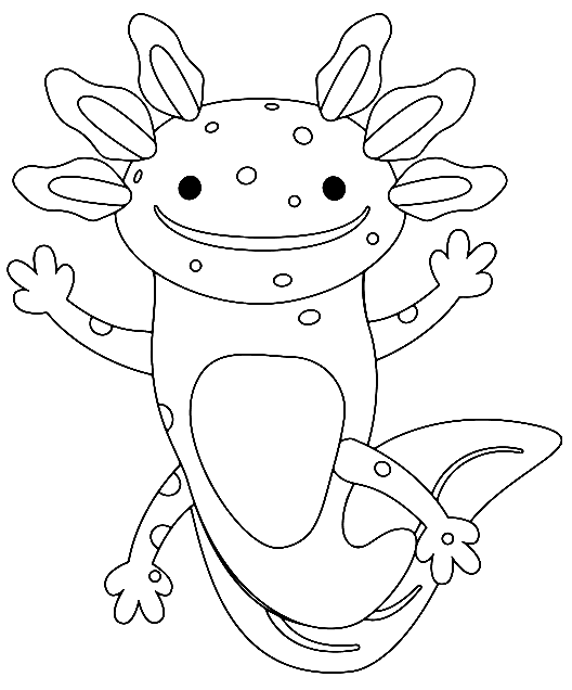 Axolotl para crianças de Axolotl