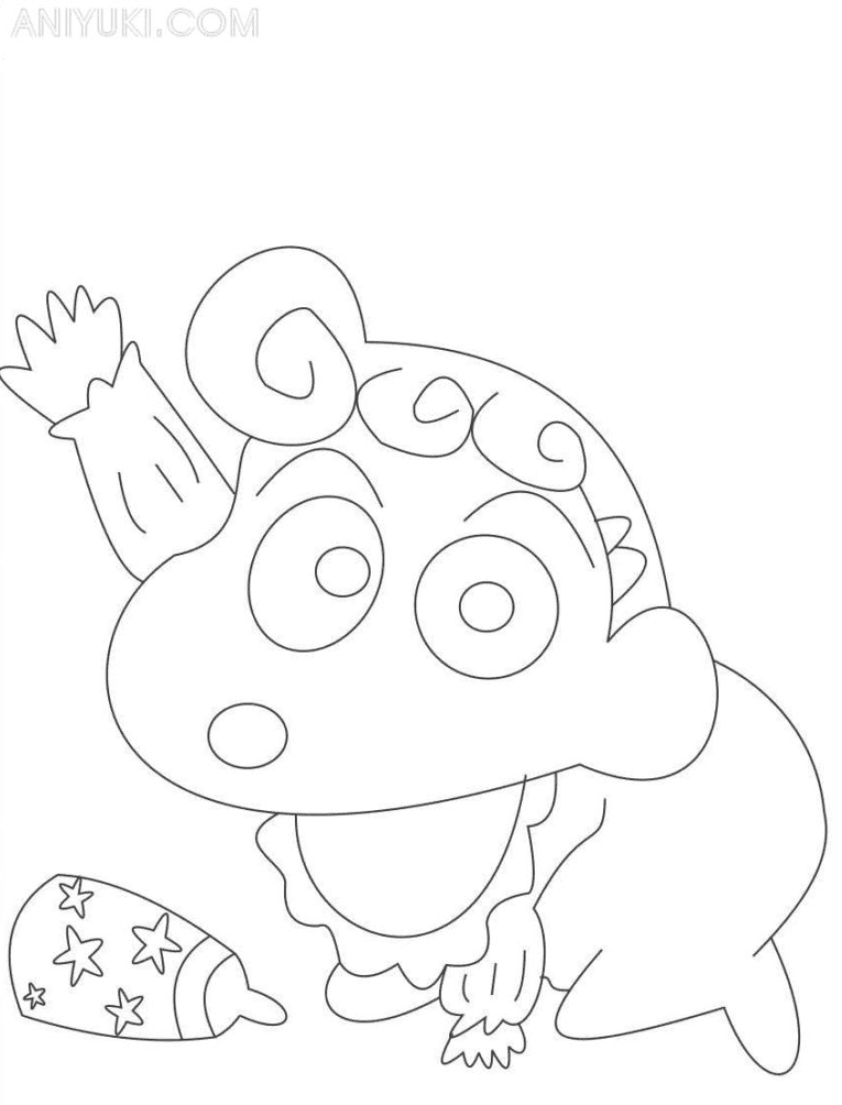Baby Shin chan Coloring Pages