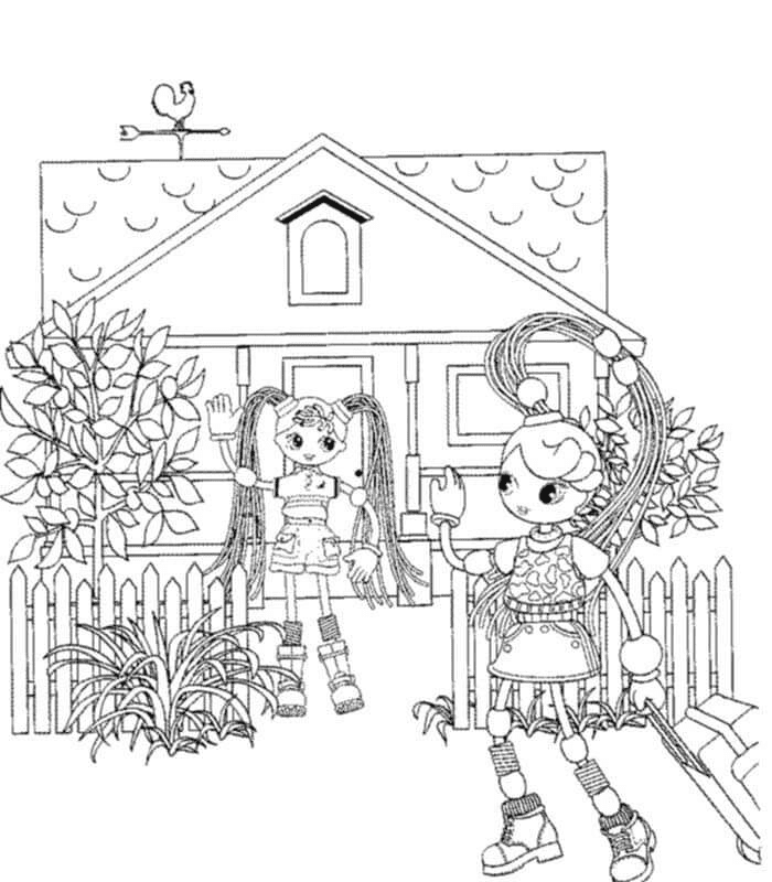 Betty Spaghetty And House Coloring Pages