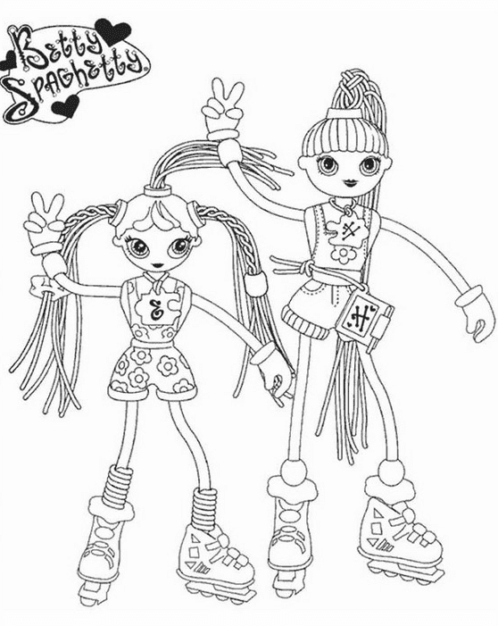 Betty Spaghetty Pictures Coloring Page