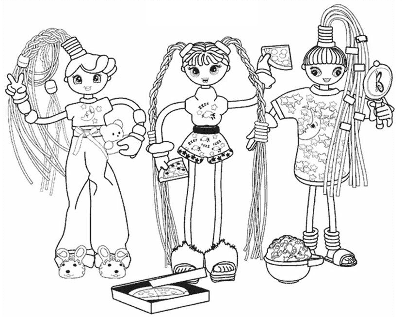 Betty Spaghetty Sheets Coloring Page