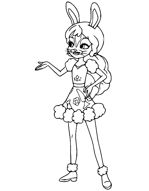 Bree Bunny Coloring Pages