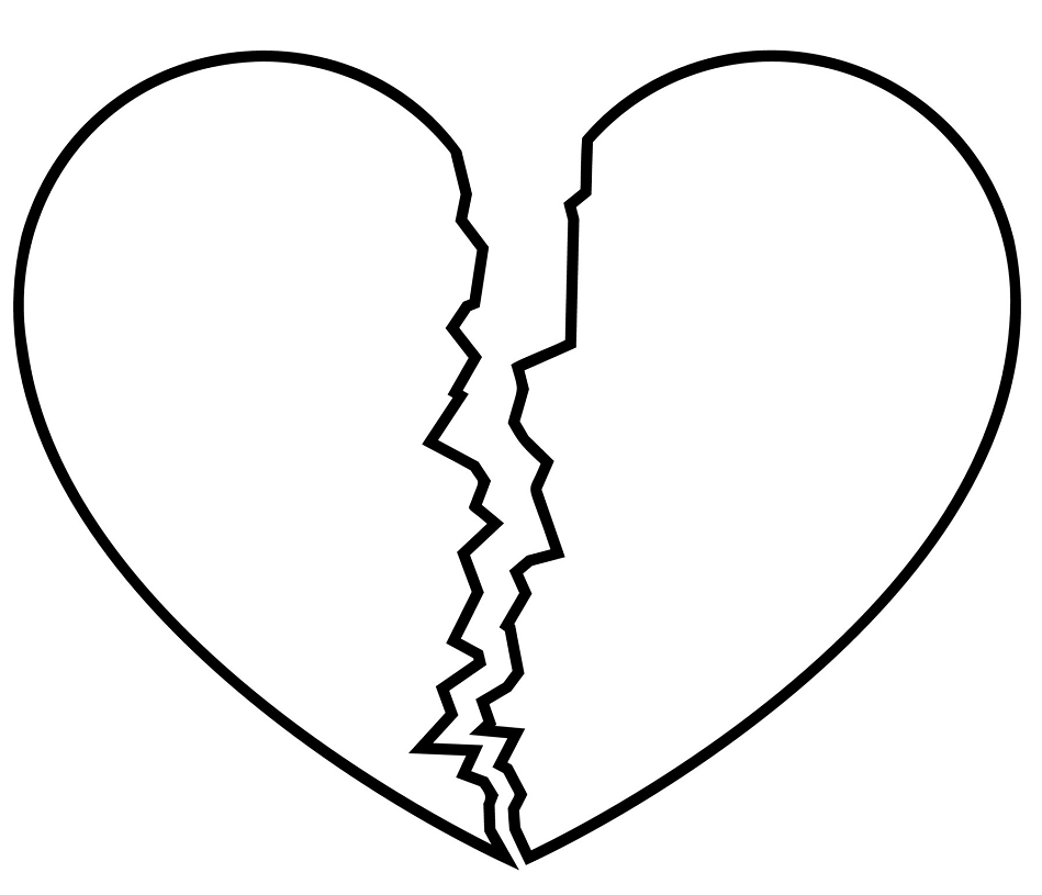 Gebrochenes Herz-Symbol von Broken Hearts