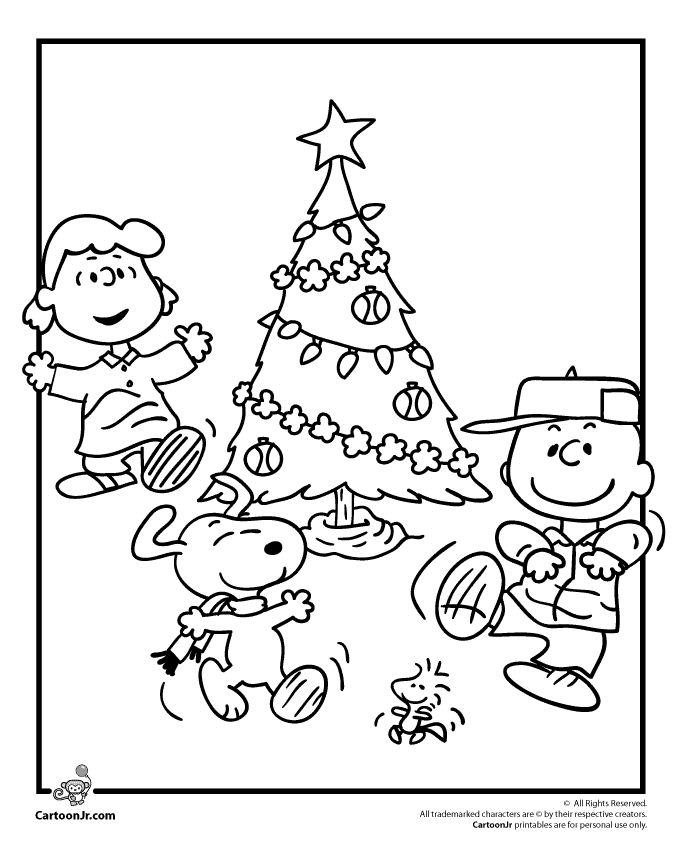 查理布朗圣诞节中的查理布朗、露西和史努比