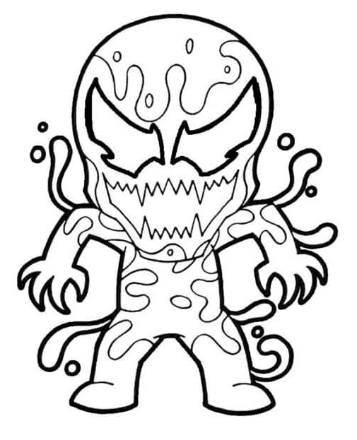 Chibi Carnage Coloring Pages