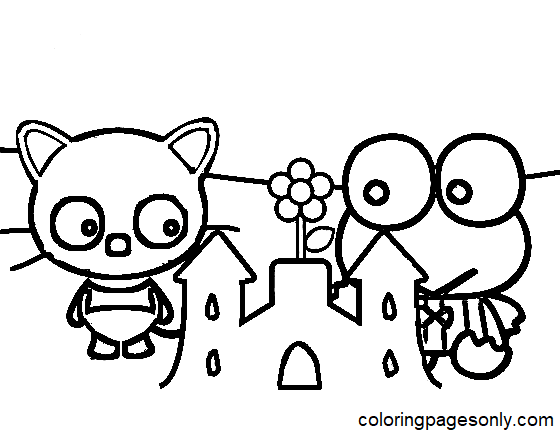 Chococat mit einem Freund von Chococat