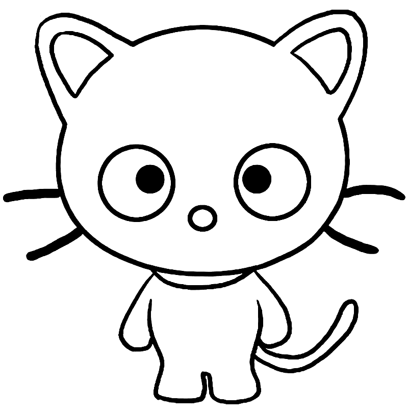 Chococat Coloring Page