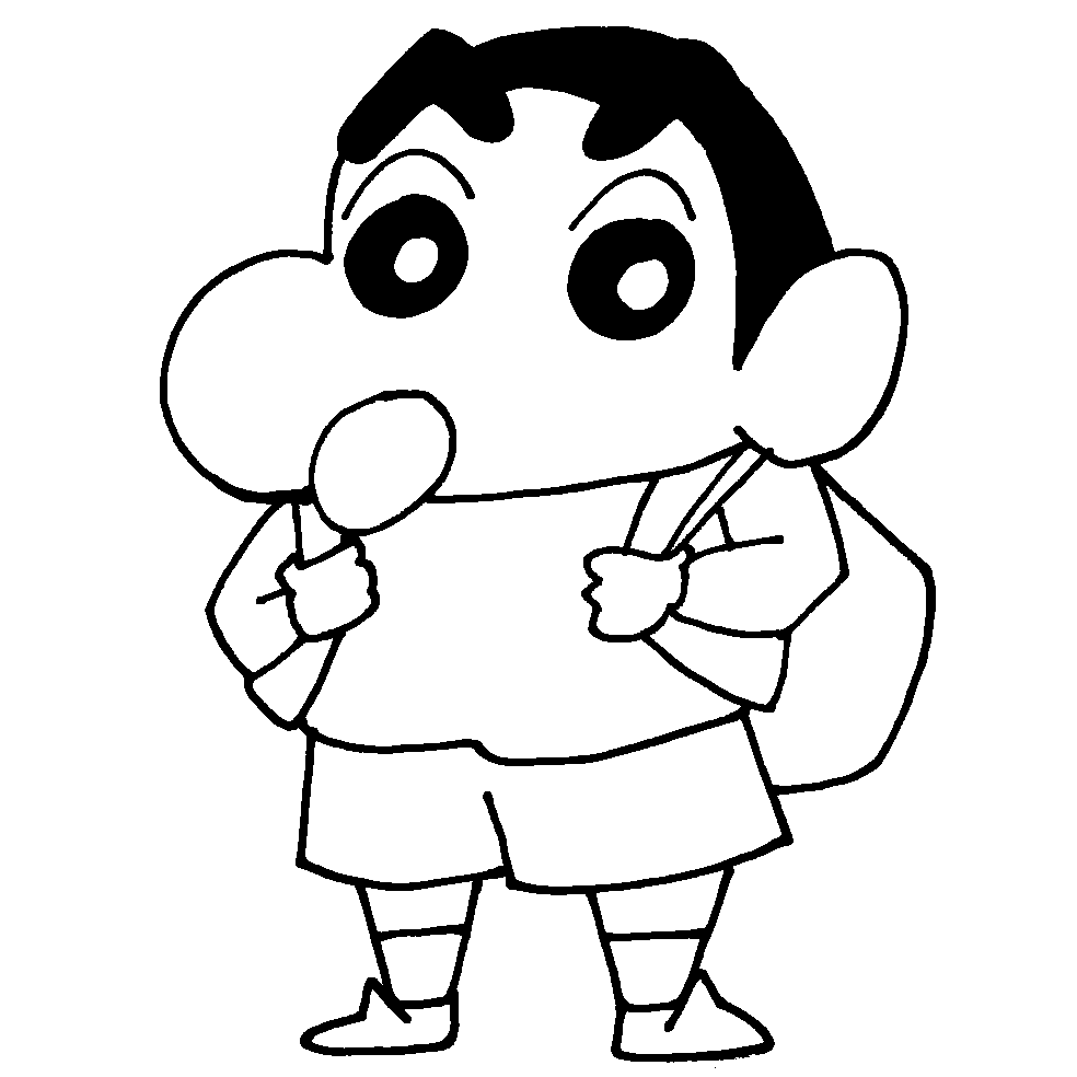 Crayon Shin chan for Kids Coloring Pages