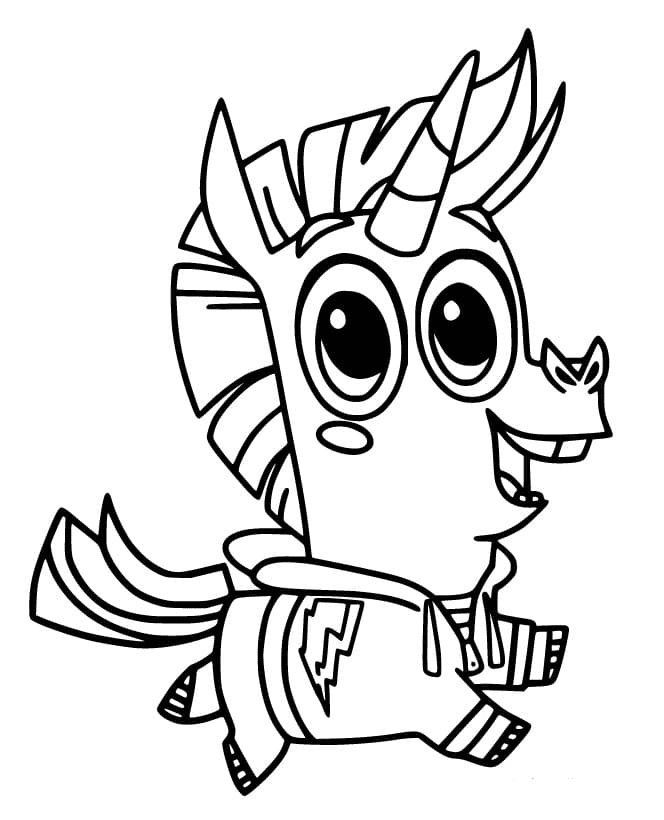 Cute Corn Coloring Page