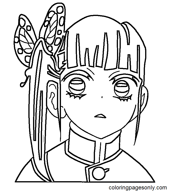 Kanao Tsuyuri Coloring Pages Coloring Pages