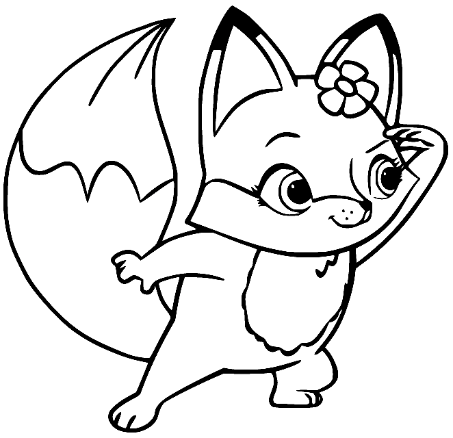 Flick from Enchantimals Coloring Page