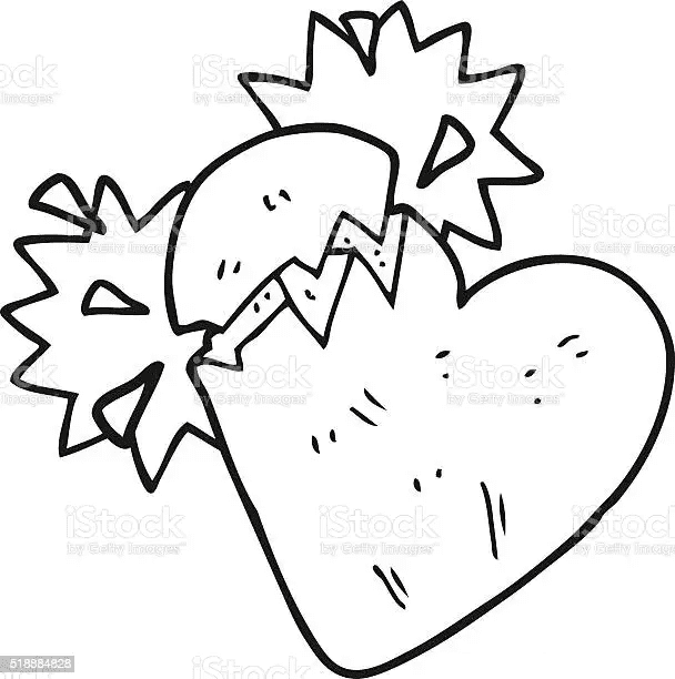Free Broken Heart Coloring Pages