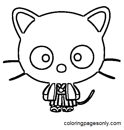 Free Chococat Coloring Page