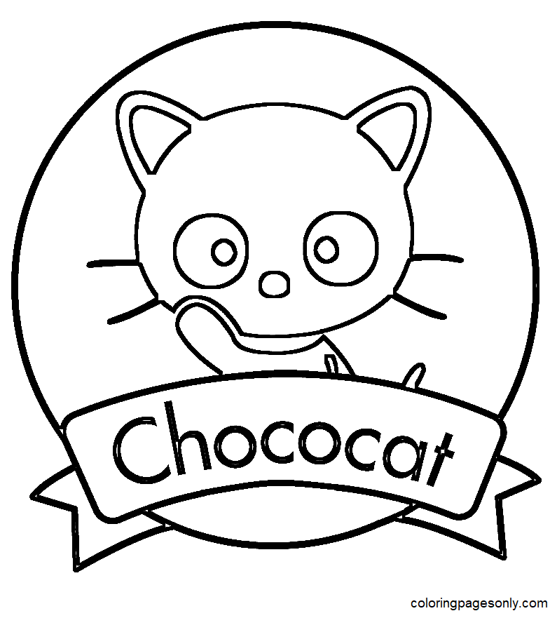 Free Printable Chococat Coloring Page