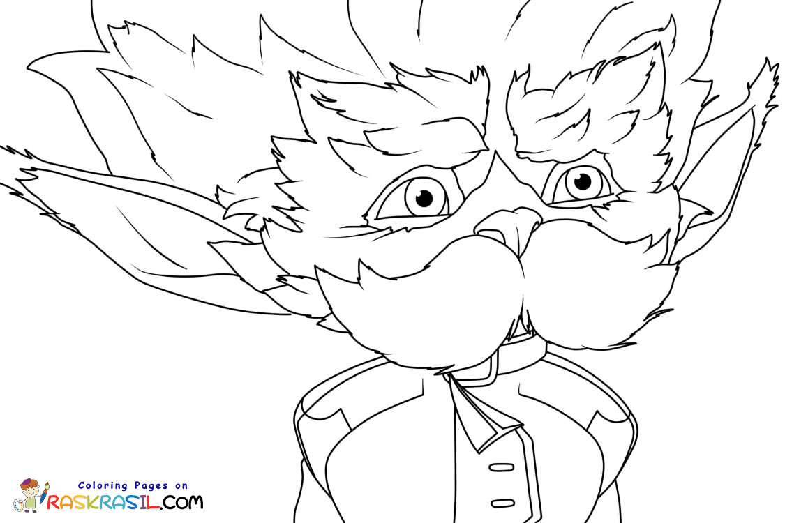 Heimerdinger from Arcane Coloring Page