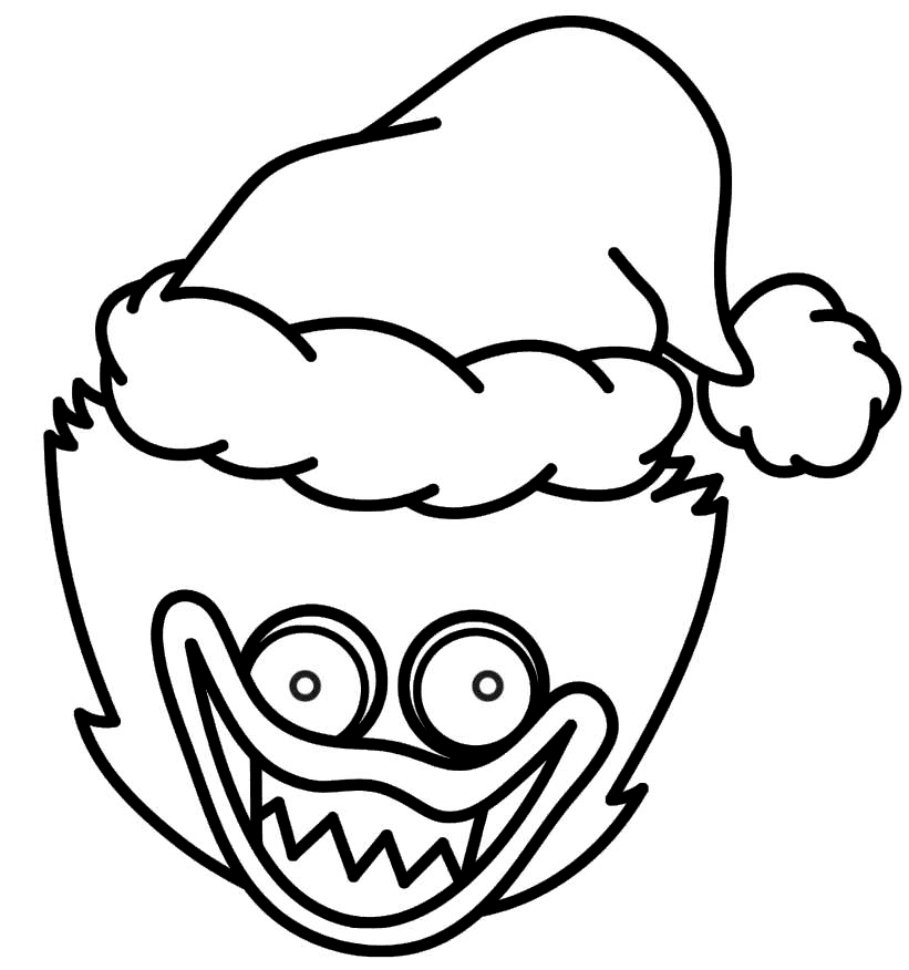 Coloring Pages Poppy Playtime - Christmas