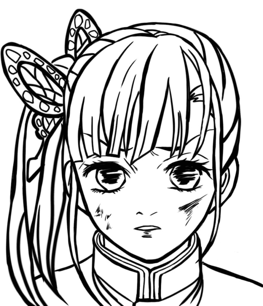 Kanao Tsuyuri Coloring Pages