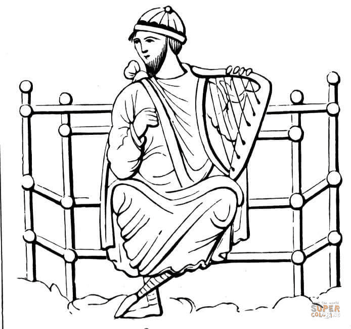 King David Coloring Pages