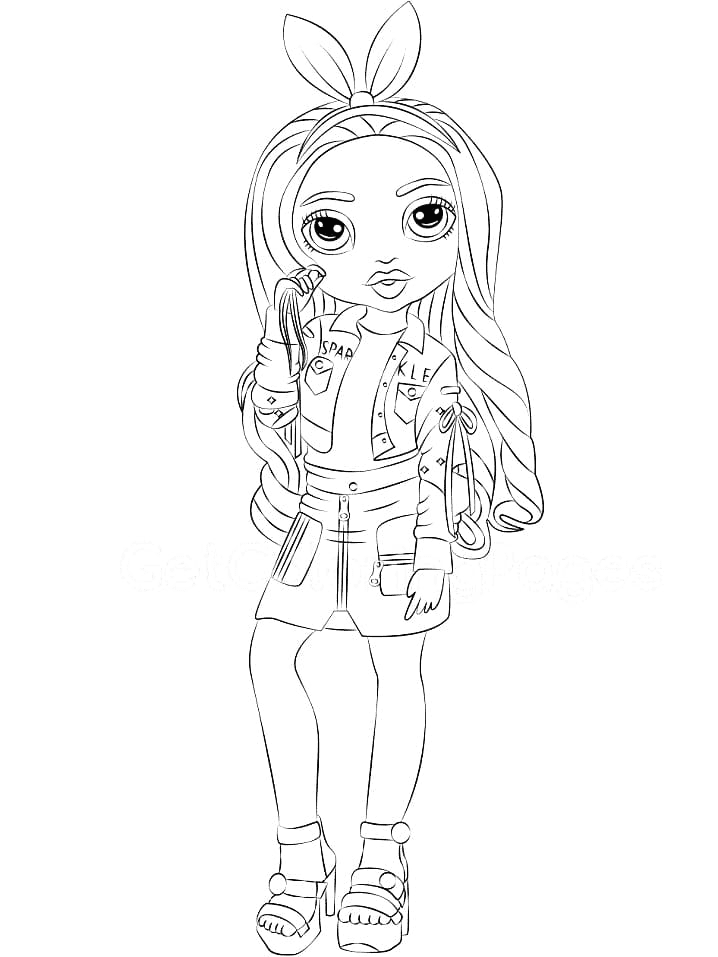 Rainbow High Coloring Pages - Free Printable Coloring Pages