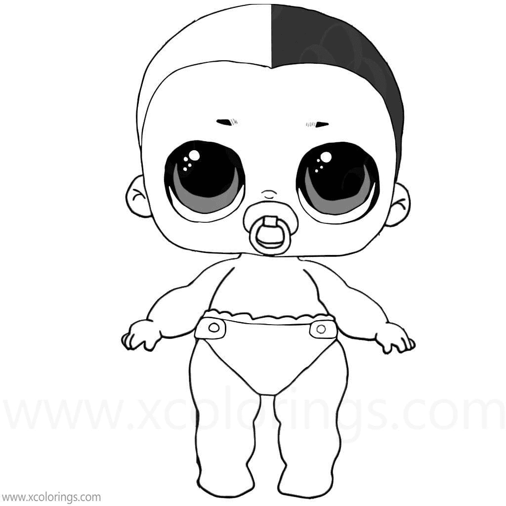Lil Boy Next Door Lol Baby Coloring Pages
