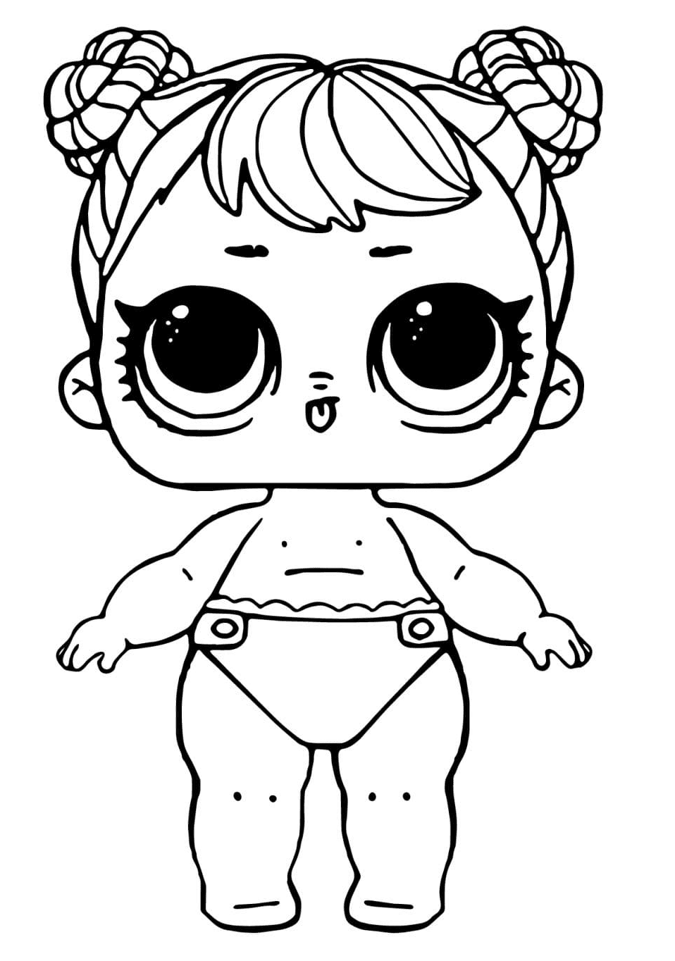 Lol Baby Lil Dawn Coloring Page