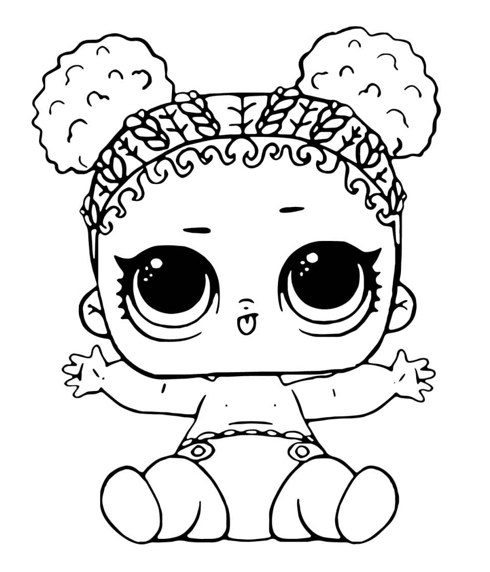 Lol Baby Lil Heartbreaker Coloring Page