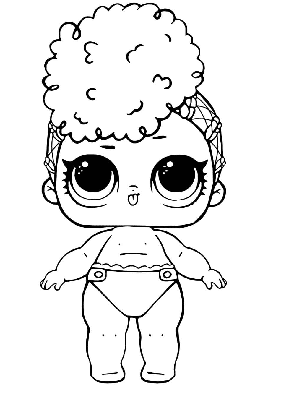 Lol Baby Lil Independent Queen Coloring Page