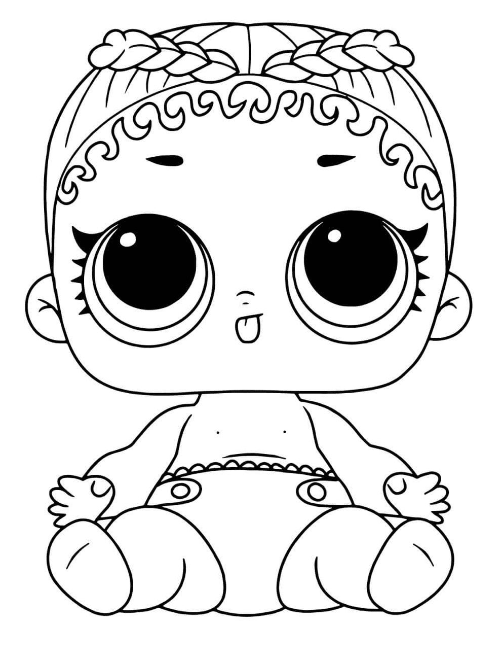 Lol Baby Lil M.C. Swag Coloring Page