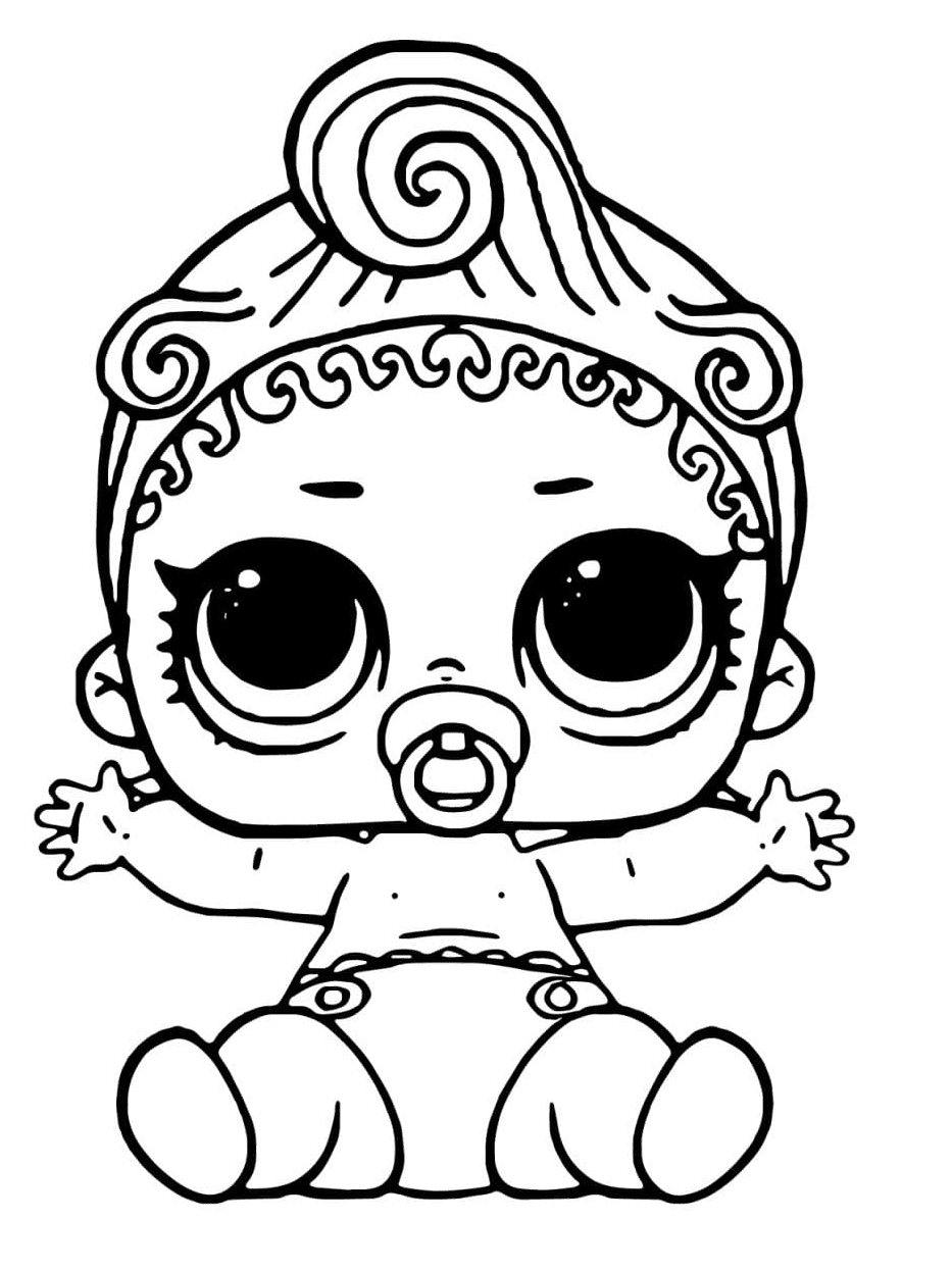 Lol Baby Lil Pink Baby Coloring Pages