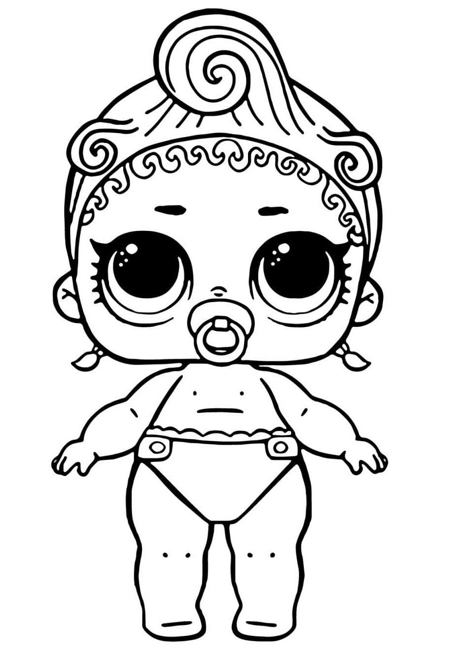 Lol Baby Lil Precious Coloring Pages