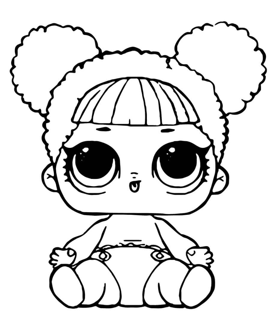 Lol Baby Lil 蜂王 Coloring Page