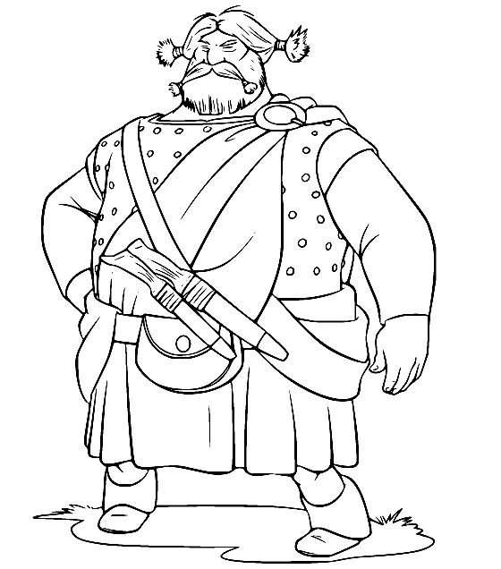 Lord Macguffin from Brave Coloring Page