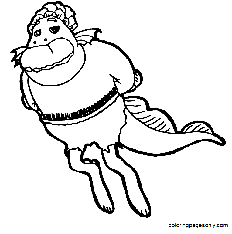 Lorenzo Paguro Sea Monster Coloring Pages