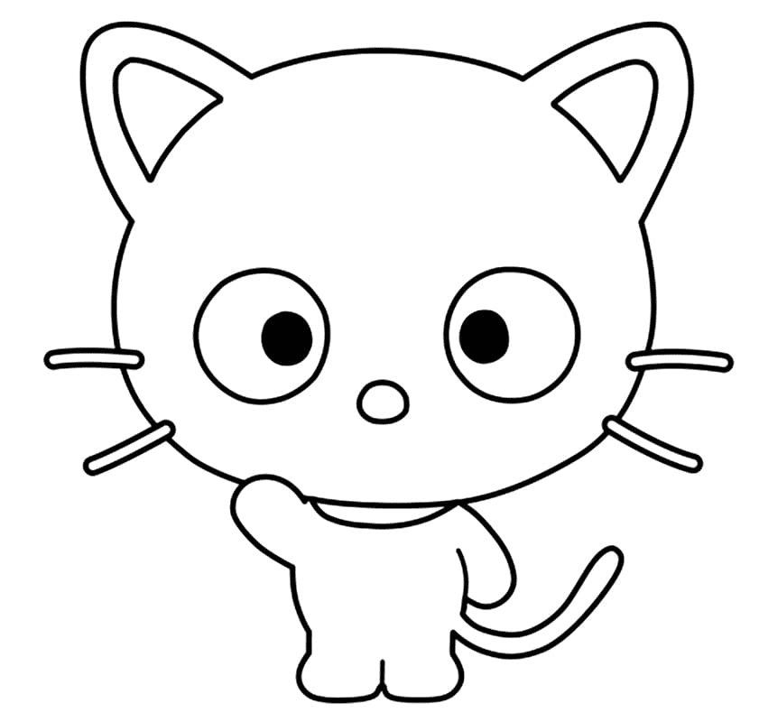 Lovely Chococat Coloring Pages