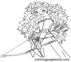 Merida Coloring Pages