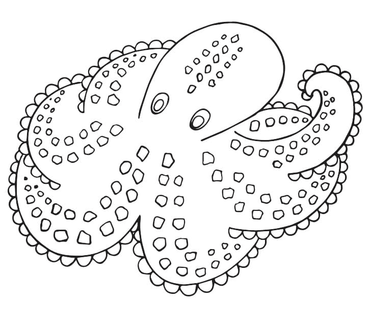 Octopus Alebrijes Coloring Pages