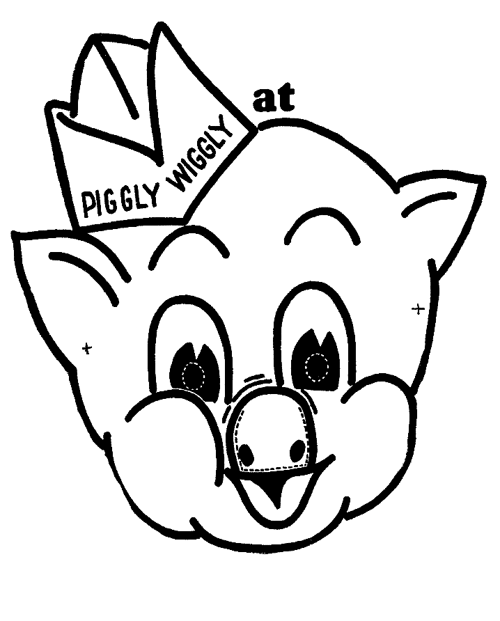 Piggly Wiggly Gesicht von Piggly Wiggly