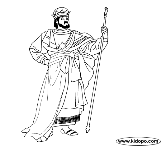Print King Solomon Coloring Pages