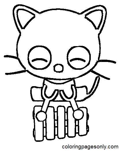 Printable Chococat Coloring Page