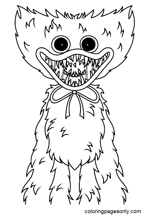 Huggy Wuggy Coloring Pages Printable