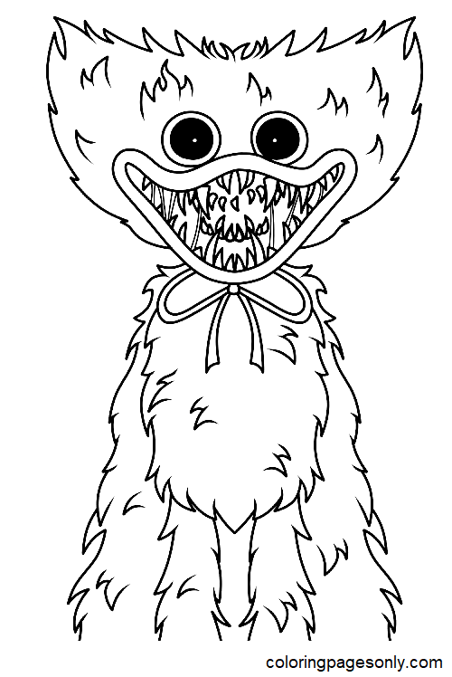 Free Printable Huggy Wuggy Coloring Pages