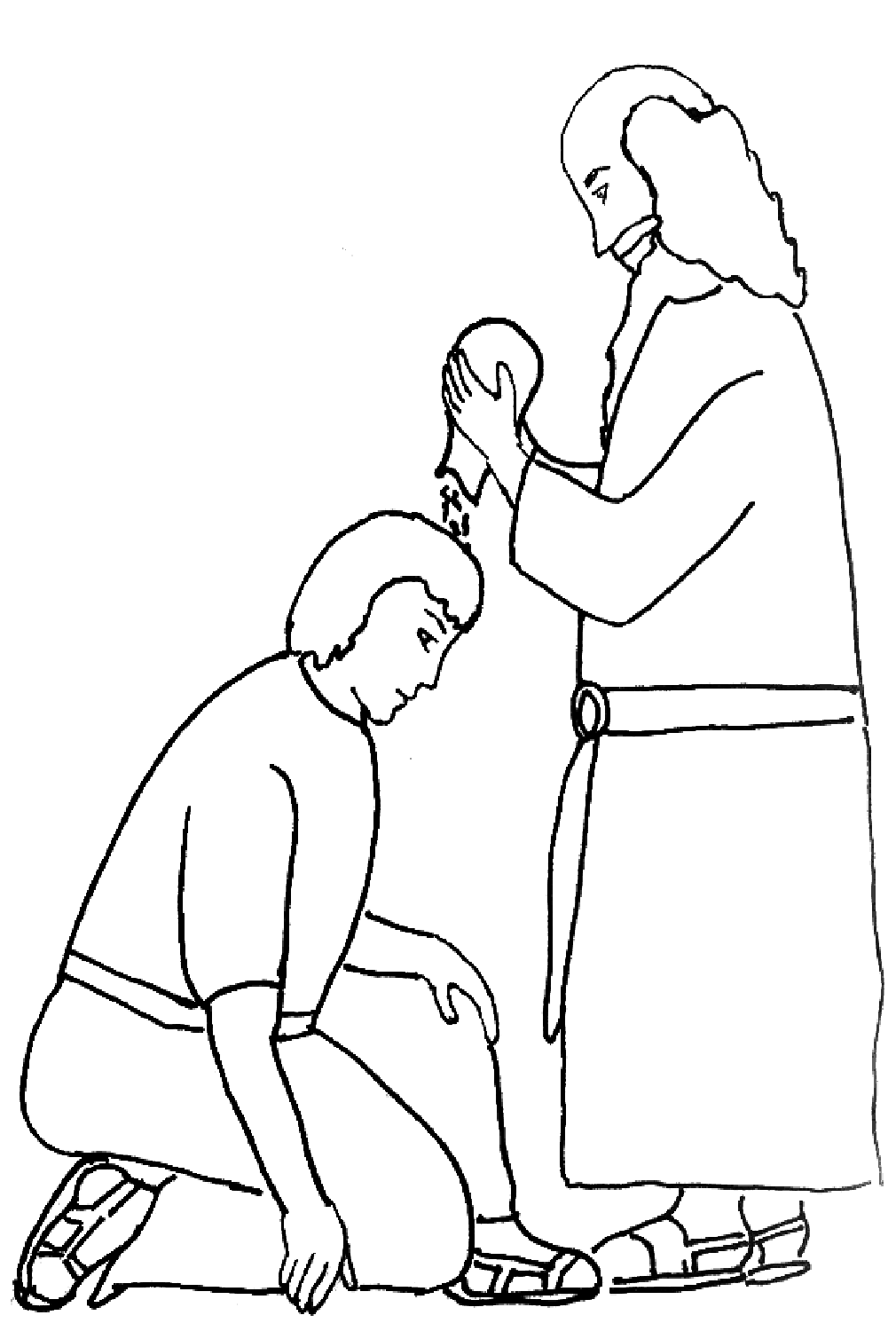 Samuel Anoints Saul Coloring Pages