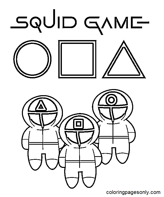 Gioco di calamari per bambini da Squid Game