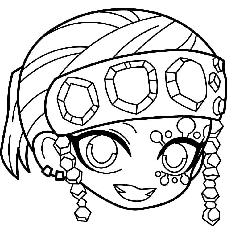 Dibujo De Cara De Tengen Uzui Chibi Para Colorear Dibujos Para Colorear Imprimir Gratis 5922