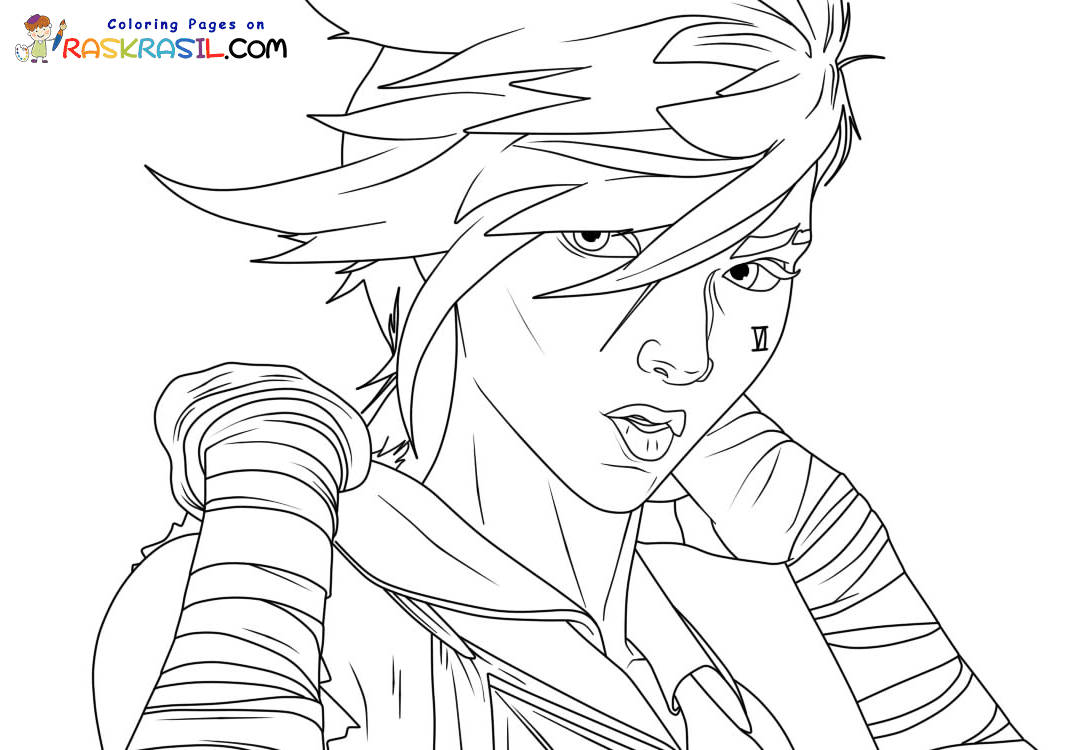 Vi in Arcane Coloring Pages