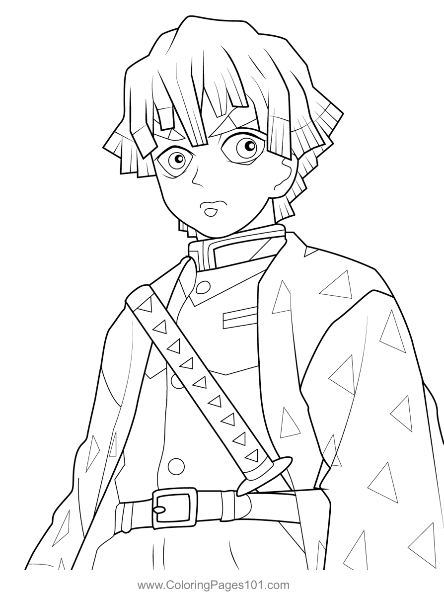 Demon Slayer para Colorir : 30 desenhos para imprimir