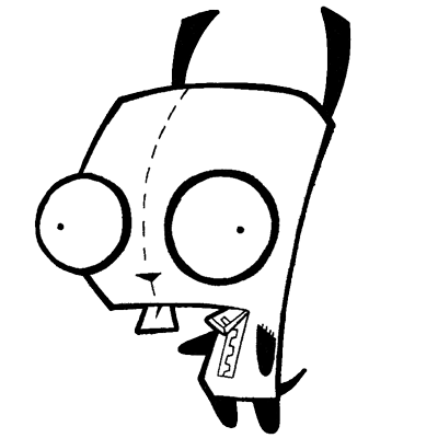Adorable Gir Coloring Pages